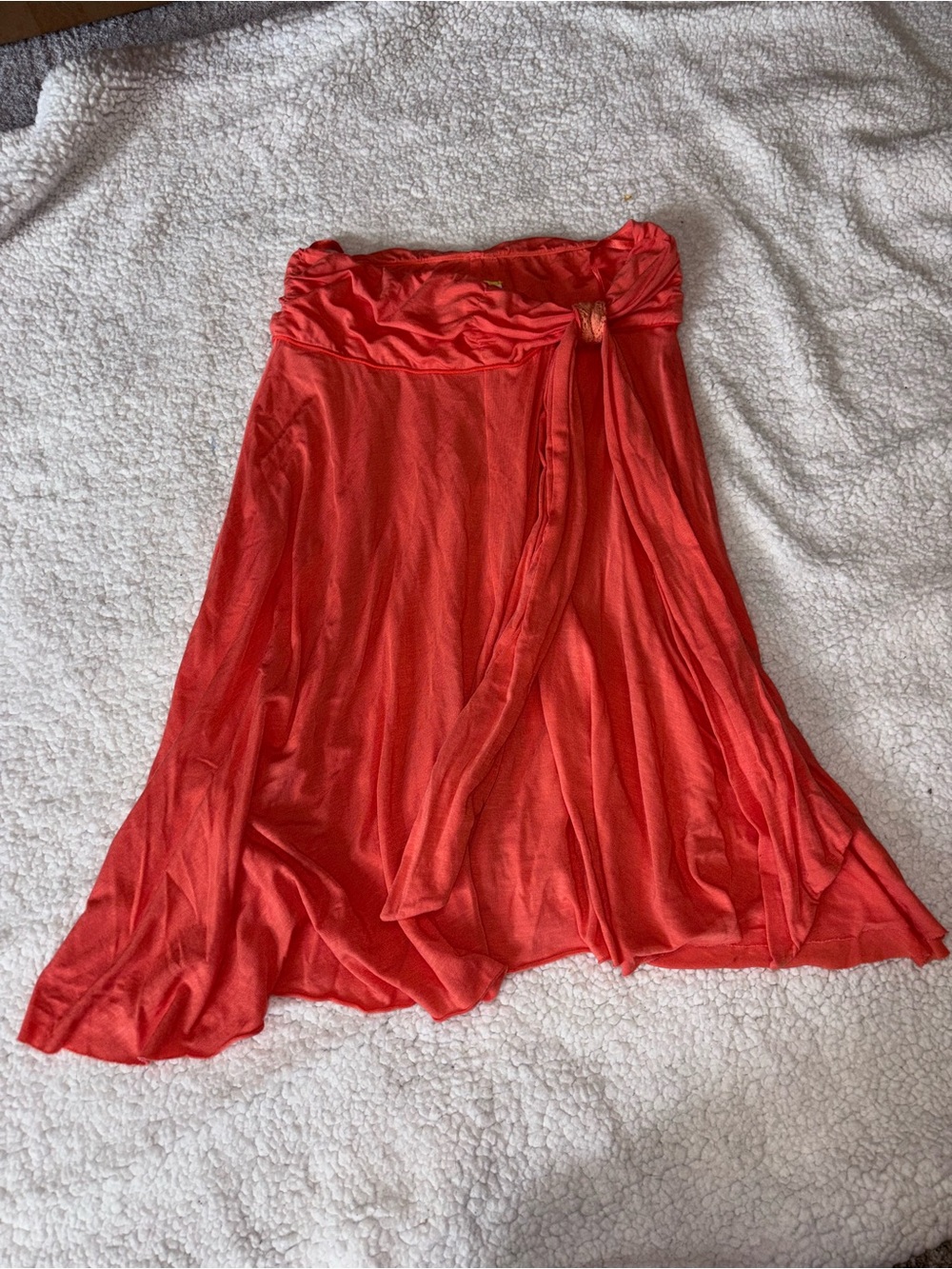 Peach Free People Women’s Midi Skirt Medium